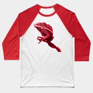 chameleon red Baseball T-Shirt